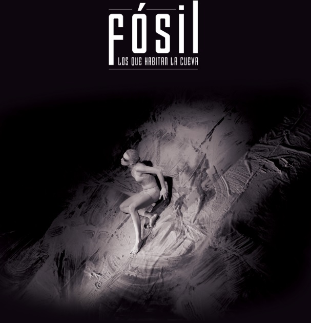 Cartel de Fósil. Diseño Julio Cordero ©calycantoteatro